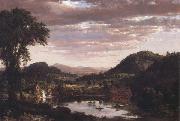 Frederic E.Church New England Landscape oil on canvas